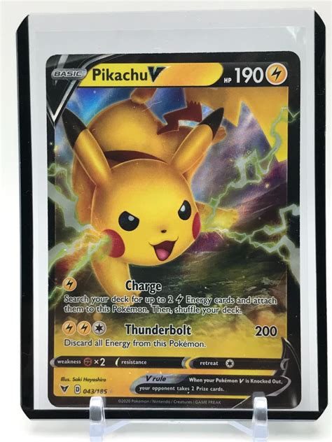 2021 Pokemon Pikachu V 043185