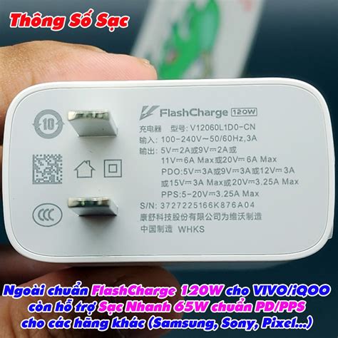 S C Nhanh Flash Charge W C Ng Pd Usb C Vivo Iqoo Zin Ch Nh H Ng