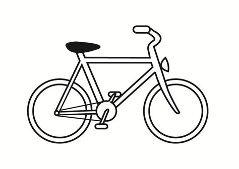 Dibujo para colorear bicicleta - Img 23331