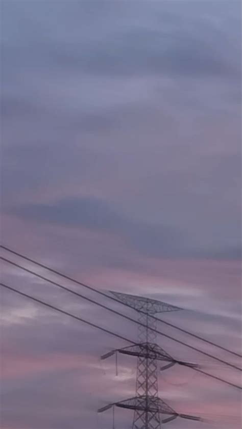 Pnk Bl Outdoor Utility Pole Clouds