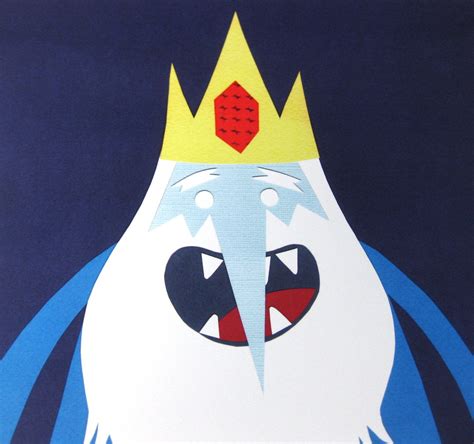 Ice King Collage // Adventure Time Inspired Print // Fan Art - Etsy ...