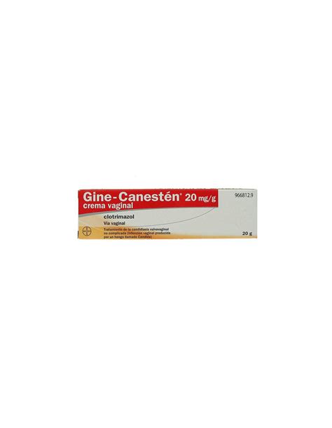 Gine Canesten Mg G Crema Vaginal Tubo G