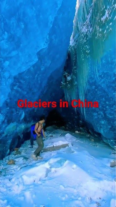 This Is A Blue Glacier Ice Cave Found In Tibet China That Took