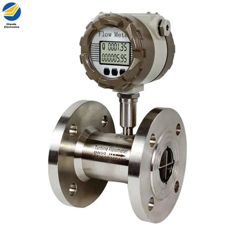 Liquid Turbine Flowmeter Glycol Glycerol Flowmeter Sensor Stainless