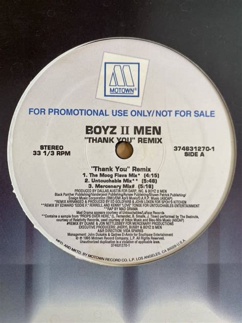 Boyz Ii Men Thank You Remix Promo Untouchable Mix