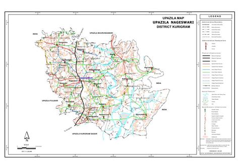 Mouza Map Detailed Maps Of Nageswari Upazila Kurigram Bangladesh