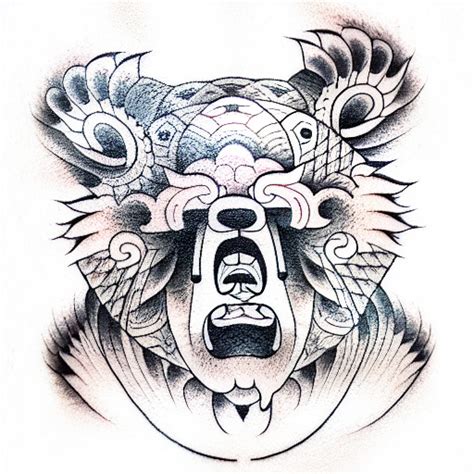 Japanese Bear Tattoo Designs