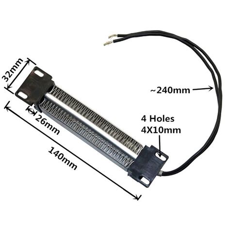 Dcac 12v 150w200w Ptc Heater Thermostatic Heatin Grandado