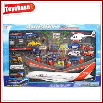 Plastic Toy Airport Play Set - Buy Toy Airport Play Set,Parking Garage Play Set,Toy Cutlery Play ...