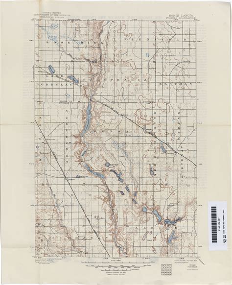 North Dakota Historical Topographic Maps - Perry-Castañeda Map ...