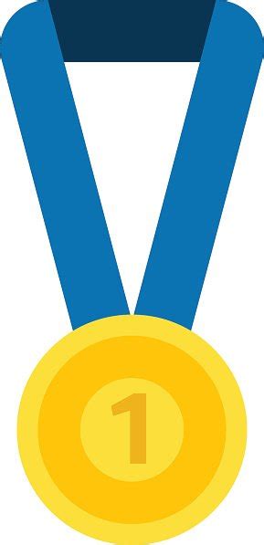 Medal Isolated Vector Illustration Stock Clipart | Royalty-Free ...