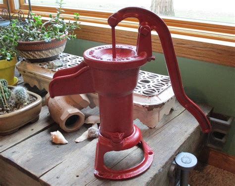 Antique Hand Pump Old Water Pump Rusty Pitcher Pump Davey Cast Iron