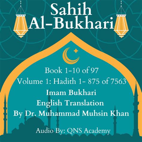 Sahih Al Bukhari English Translation Volume 1 Book 1 10 Hadith 1 875 Of