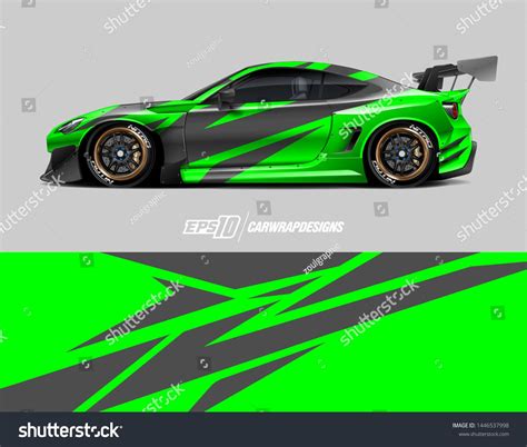 Car Wrap Decal Design Concept Abstract Stock Vector (Royalty Free ...