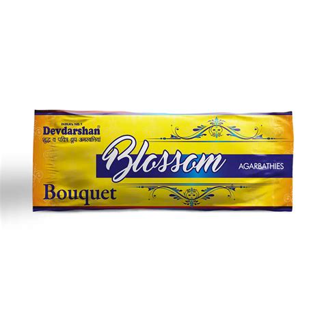 Divine Blossom Bouquet Incense Sticks Pouch G Devdarshan Dhoop