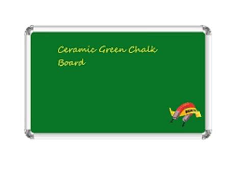 Resin Coated Steel Surface Magnetic Green Chalk Board Frame Material