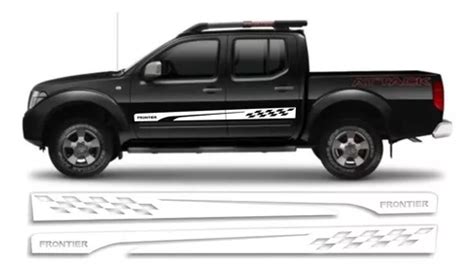 Adesivo Lateral Para Nissan Frontier Faixa Fr5 Picape Tuning