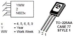 2N6035 4 0 A 60 V PNP Darlington Bipolar Power Transistor