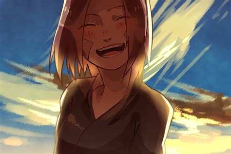 Hd Wallpaper Of Rin Nohara From Naruto A Joyful Moment