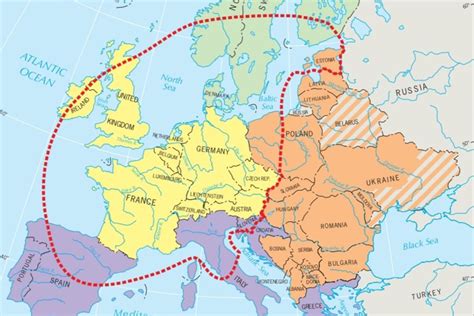 Western Europe Political Map I Diagram | Quizlet