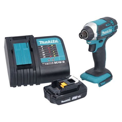 Makita DTD 152 SY1 Clé à choc sans fil 18 V 165 Nm 1 4 1x batterie