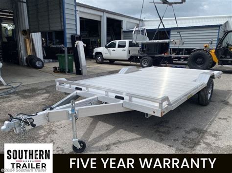 Aluma Wb H S El Aluminum Single Axle Wide Body Utility Trailer