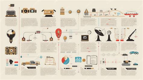 Premium Photo | Create an infographic highlighting the evolution of ...