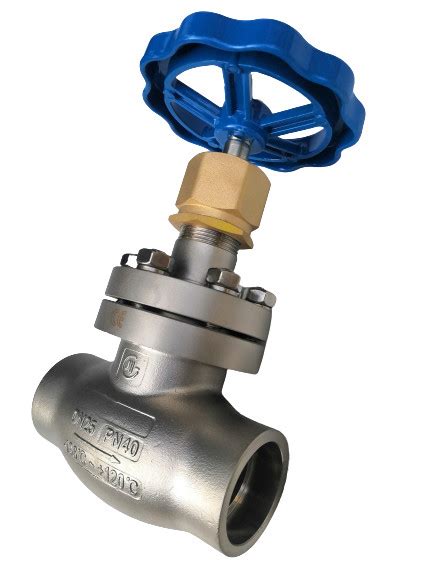 DN25 PN40 Cryogenic Globe Valve Dengan Socket Weld Ends