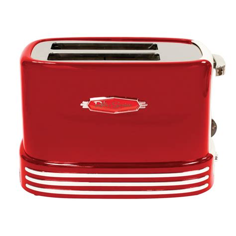 Nostalgia Retro 2 Slice Red Toaster Rtos200 The Home Depot