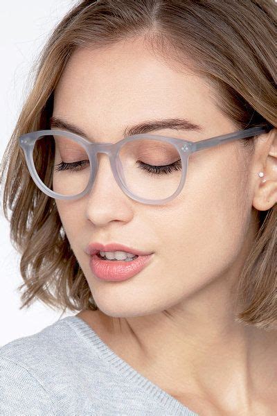 Primrose Round Matte Clear Full Rim Eyeglasses Eyebuydirect Eyebuydirect Clear Glasses