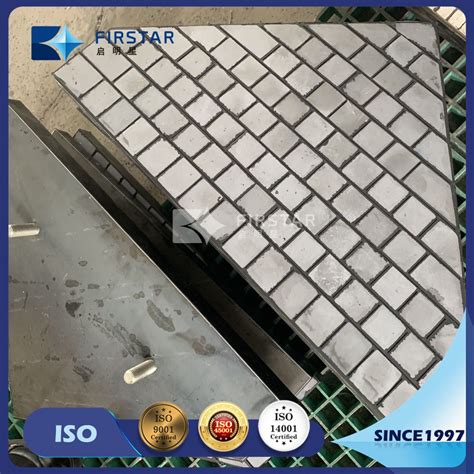 Sisic Silicon Carbide Ceramic Tiles Rubber Composites Q Steel Wear