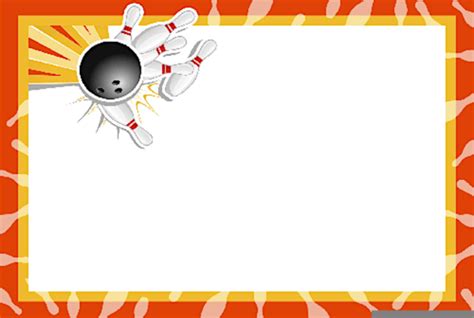 Download High Quality bowling clipart border Transparent PNG Images ...