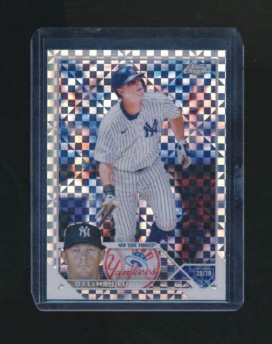 Dj Lemahieu Topps Chrome Refractor Parallel Ebay