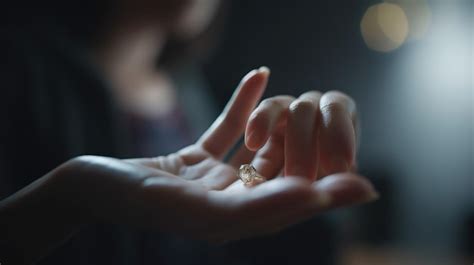 Premium Ai Image A Woman Holds A Diamond In Her Hand