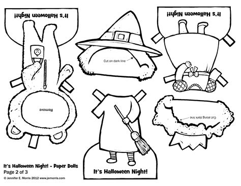 Printable Halloween Paper Dolls