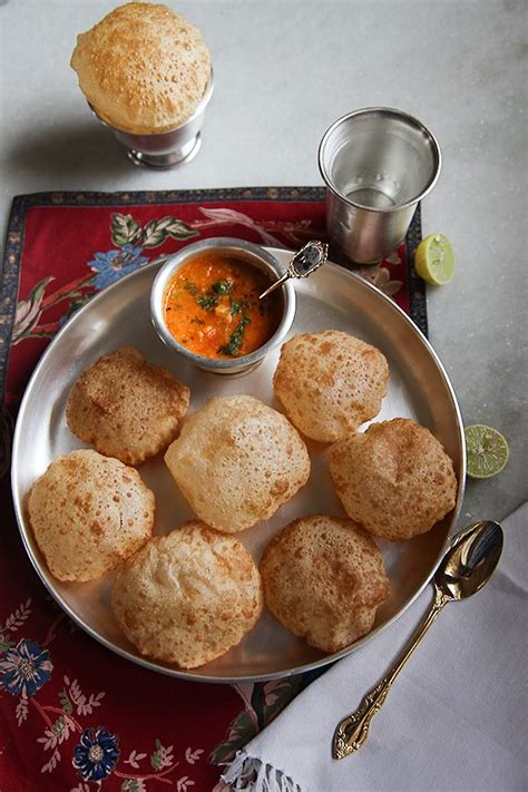 Puri Made With Organic Flour How To Make The Perfect Puri Almond Rice