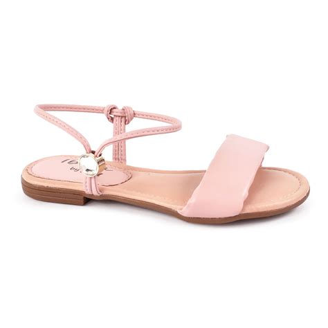 Sandália Kidy Ibiza Meninas Nude Sapattu Mania Loja de Sapatos