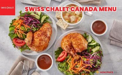 Swiss Chalet Menu Prices in Canada