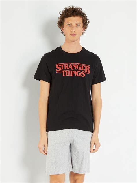 Ensemble De Pyjama Court Stranger Things Grisnoir Kiabi 1000€