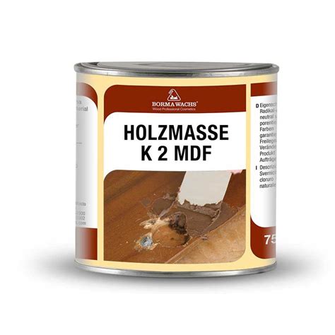 Borma Wachs Holzmasse K Mdf