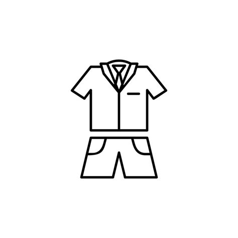 Uniform male school vector icon illustration 23037447 Vector Art at ...