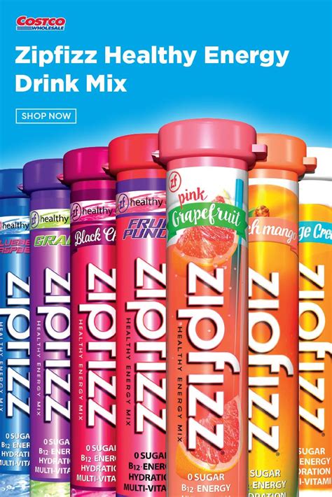 Zipfizz Gesund Energy Drink-Mix, 30 Tubes - Vitamin Boost for Enhanced Energy