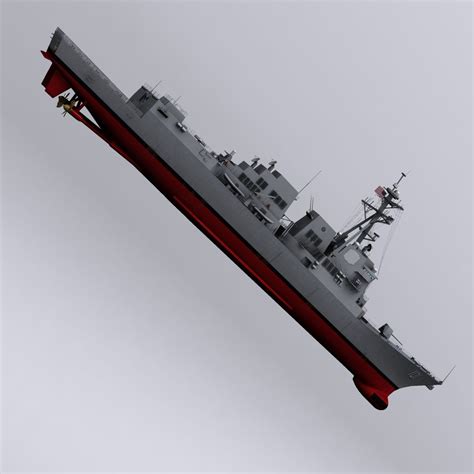 Uss Gridley Ddg Arleigh Burke Class Destroyer D Model