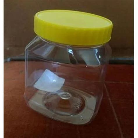 Pet Plastic Transparent 1 Litre Square PET Jar Pack Type Box At Rs 9