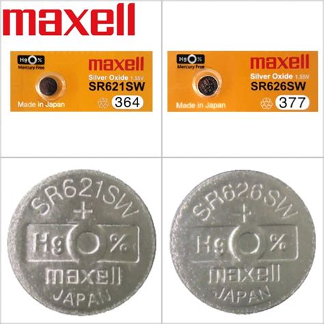 Maxell Japan Original Silver Oxide Battery Sr Sw Sr Sw For Watches