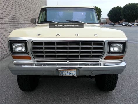 1979 Ford F150 4x4 Custom 351 V8 Rust 4 Inch Lift Automatic 4wd 79 F 150