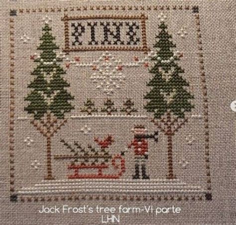 Pingl Par Lindsey Sharp Sur Stitching Point De Croix Carte Noel