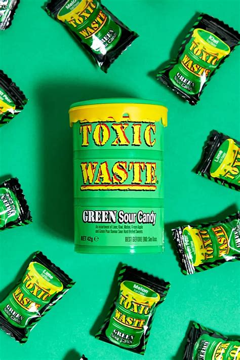 Toxic Waste Green Sour Candy Urban Outfitters Uk