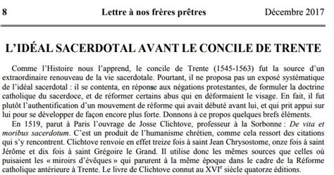 Tradinews Lettre Nos Fr Res Pr Tres Fsspx France L Id Al