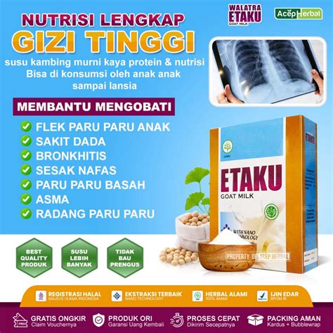 Jual Obat Flek Paru Paru Anak Pneumonia Tuberkulosis Susu Pembersih